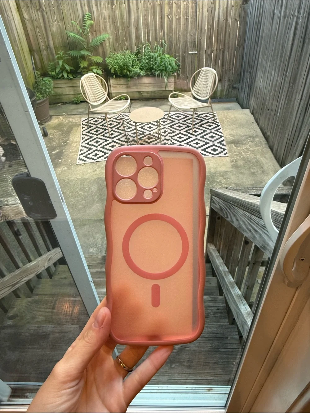 Pink Silicone MagSafe-Style iPhone Case